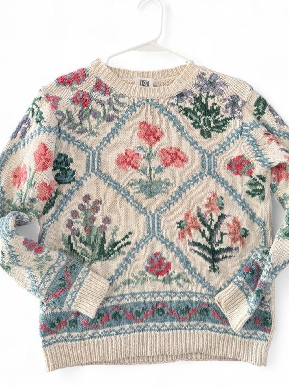 VTG Floral Cottagecore Sweater